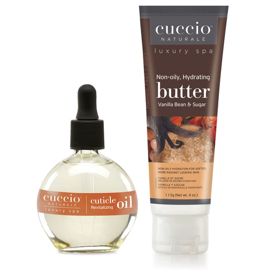 Cuccio -  Vanilla Bean & Sugar Hydration Essentials Kit