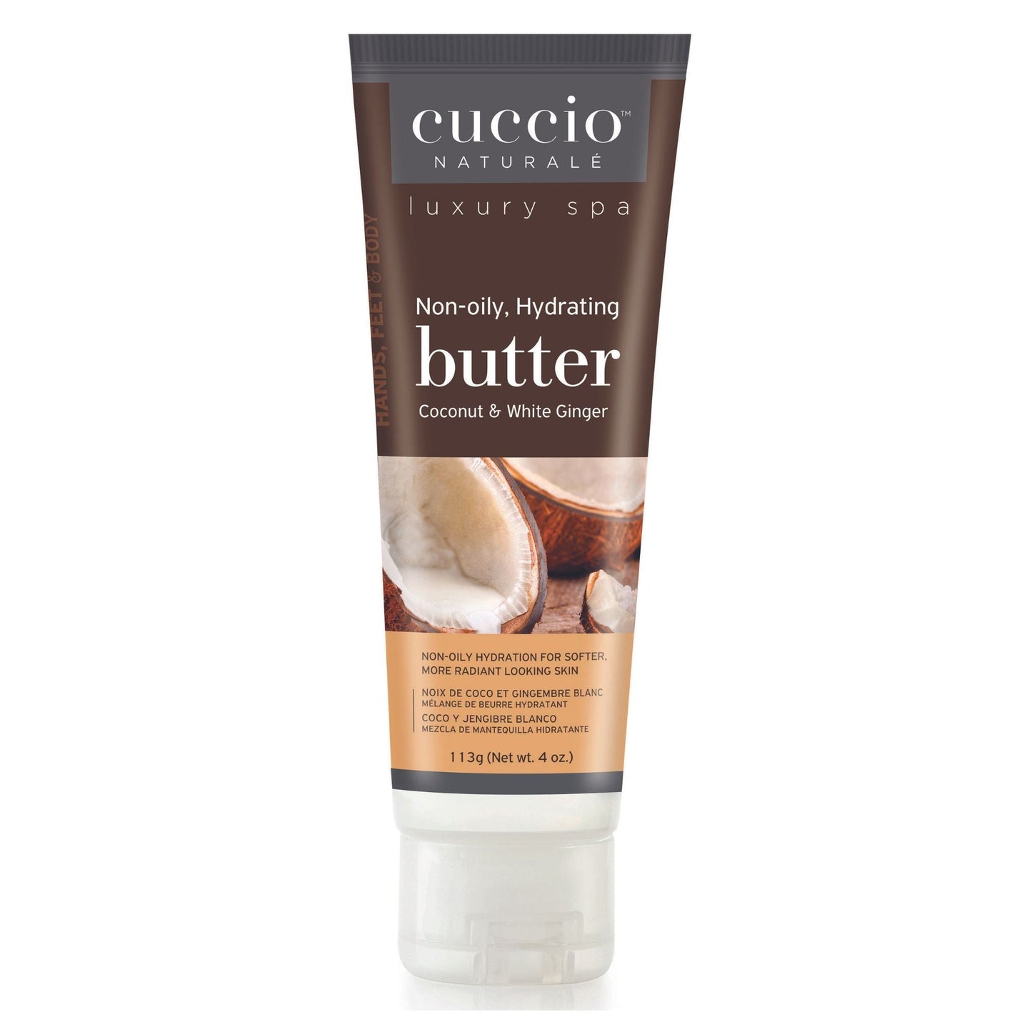 Cuccio -  Coconut & White Ginger Butter Blend 4oz